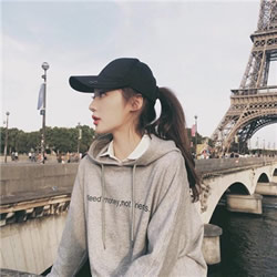 女生个性好看的侧脸扣扣头像(16张)