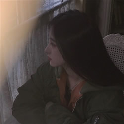 女生个性好看的侧脸扣扣头像(16张)