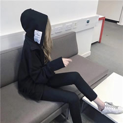 女生个性好看的侧脸扣扣头像(16张)