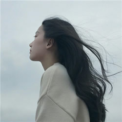 女生个性好看的侧脸扣扣头像(16张)