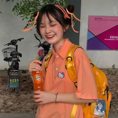 橘色系头像女原宿风(共18张)