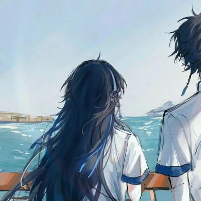 可爱又甜蜜动漫情侣头像(共18张)