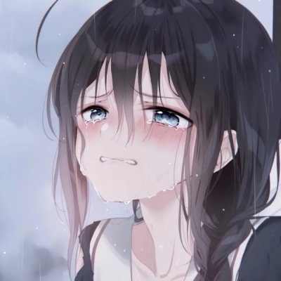 女生流泪伤感头像动漫(优选20张)