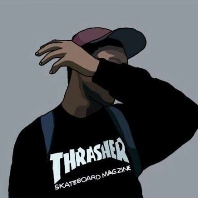 高清漫画头像男生嘻哈图片(精选28张)