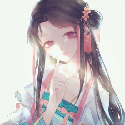 唯美手绘古风美女头像大全(精选18张)