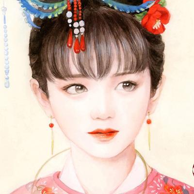 唯美手绘古风美女头像大全(精选18张)