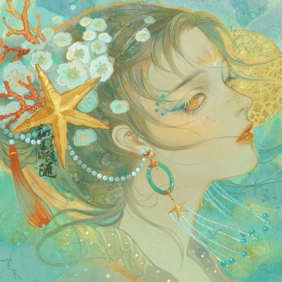 唯美意境手绘女生头像(共22张)