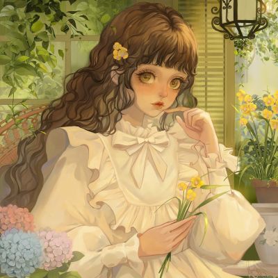 唯美意境手绘女生头像(共22张)