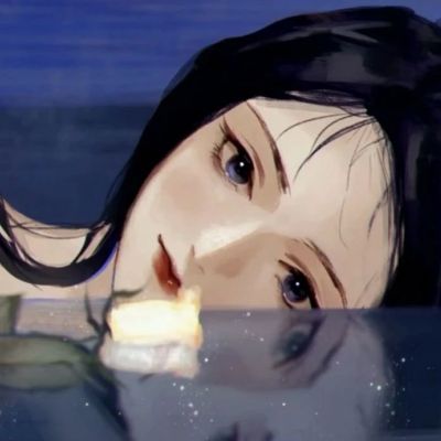 唯美意境手绘女生头像(共22张)