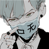 冷酷动漫男生戴口罩头像(精选22张)