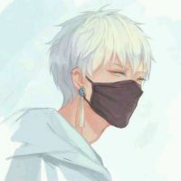 冷酷动漫男生戴口罩头像(精选22张)