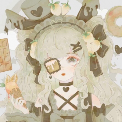 清新绿色森系女生头像二次元(18张)