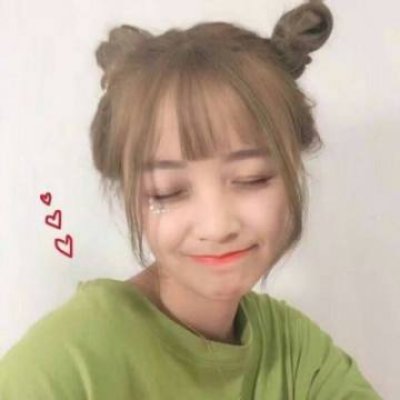 绿色系小清新女生头像(共20张)