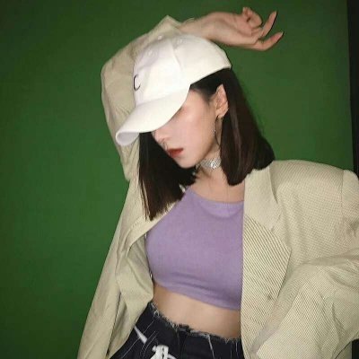 绿色系小清新女生头像(共20张)