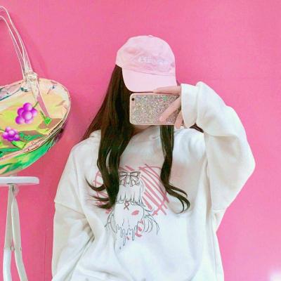寓意好的甜美粉色系女孩头像图片(18张)