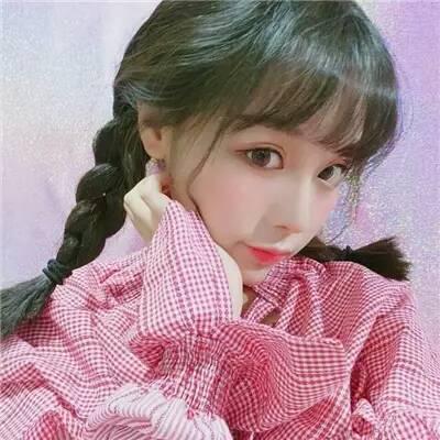 寓意好的甜美粉色系女孩头像图片(18张)
