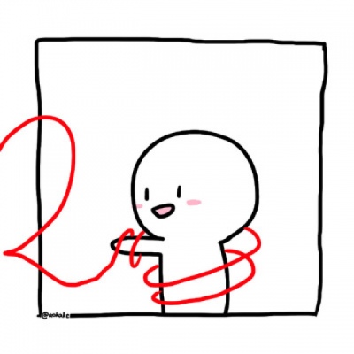 高清简笔画情侣头像可爱萌图片(20张)