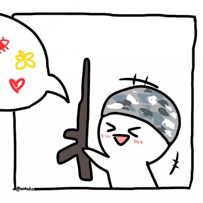 高清简笔画情侣头像可爱萌图片(20张)