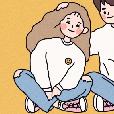 卡通头像情侣微信2023最新高清图片(14张)