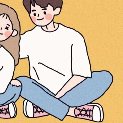 卡通头像情侣微信2023最新高清图片(14张)