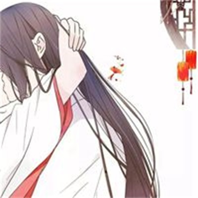 亲密恩爱一男一女动漫情侣古风头像(精选18张)