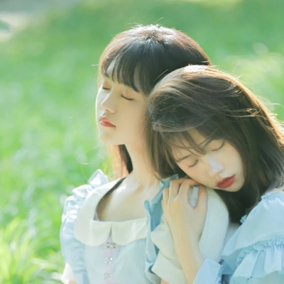 清新仙气闺蜜头像一对两张图片(精选18张)