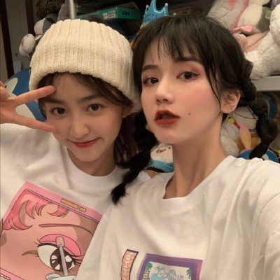 清新仙气闺蜜头像一对两张图片(精选18张)