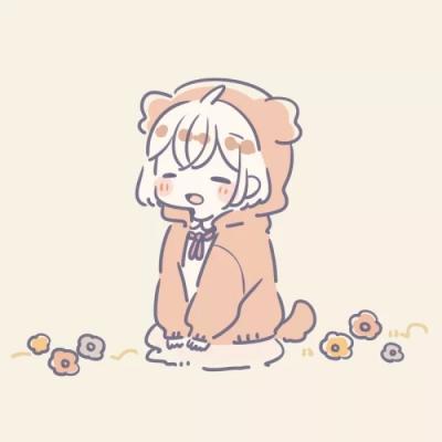 高清好看的情头一男一女卡通可爱图片(14张)