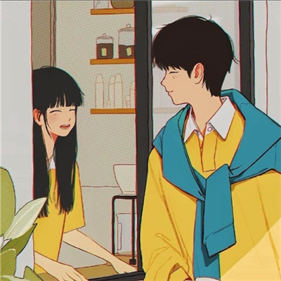 最甜的二次元情侣头像(精选18张)