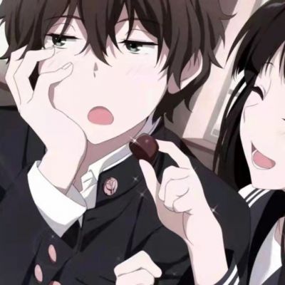 甜美的二次元情侣头像一男一女(精选20张)