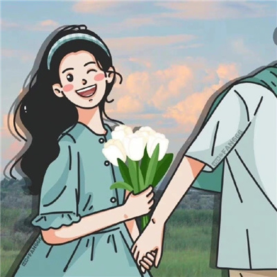 超幸福的双人甜甜的情头动漫(精选18张)