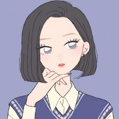 耐看型的女生头像卡通简单(精选20张)