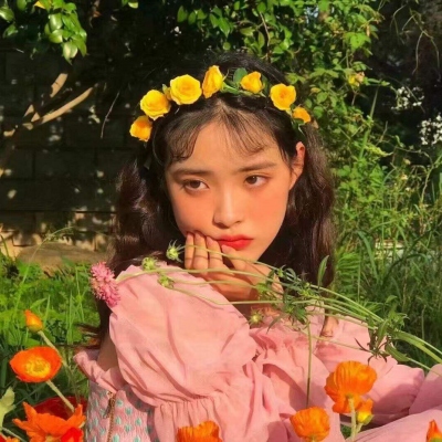 真人女头ins风可爱(共24张)