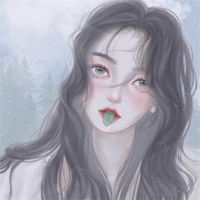 好看的女生小清新头像图片大全卡通(24张)