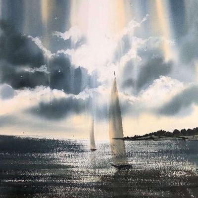 可爱女生风景头像(精选18张)