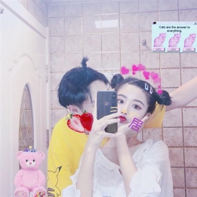 甜蜜情侣头像一左一右霸气(共18张)