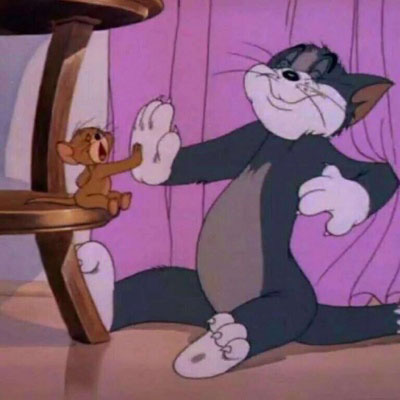 杰瑞汤姆情侣头像一人一张(36张)