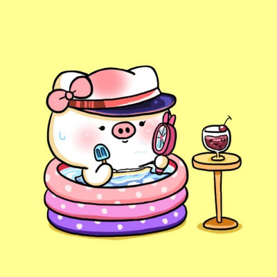 卡通情头超萌一男一女图片(优选16张)