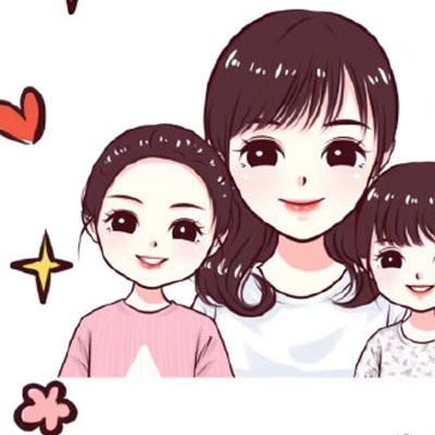 三口之家的卡通头像(优选25张)