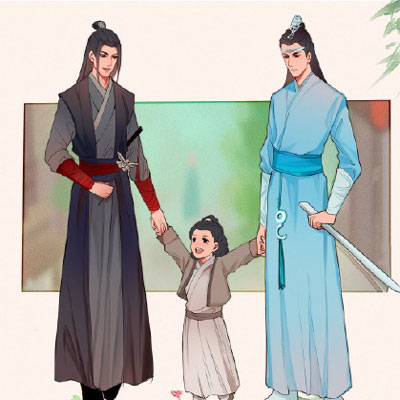 三口之家的卡通头像(优选25张)