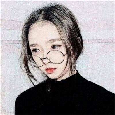 唯美好看的女生素描头像图片大全(精选16张)