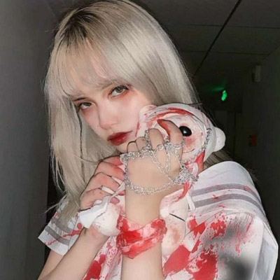 特别颓废丧的女生头像图片(共16张)