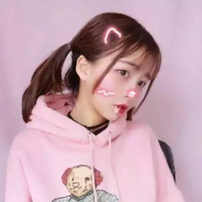 粉色系可爱少女心头像(共16张)