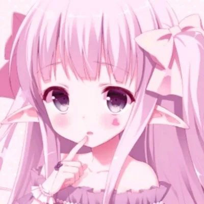 粉色系可爱少女心头像(共16张)