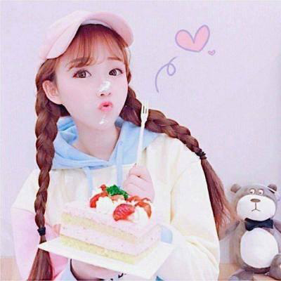 粉色系可爱少女心头像(共16张)