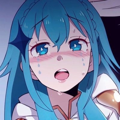 蓝色系女生二次元头像(优选18张)