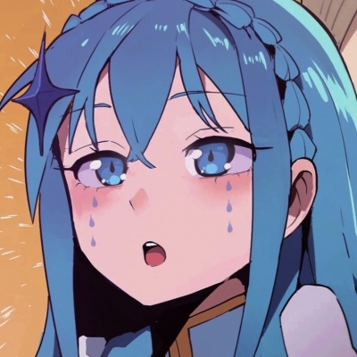 蓝色系女生二次元头像(优选18张)