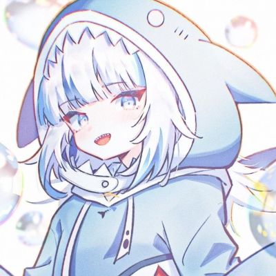 蓝色系女生二次元头像(优选18张)