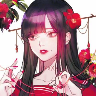 古风情侣头像一对两张唯美卡通图片(18张)