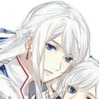 古风情侣头像一对两张唯美卡通图片(18张)